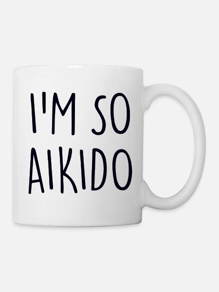 Aikido - Tasse - Weiß