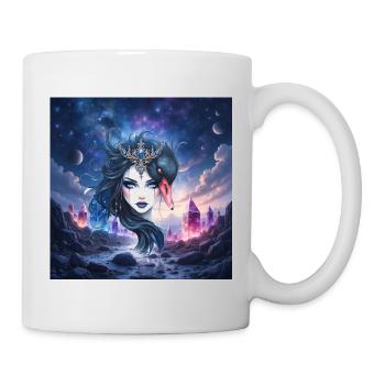 Star Queen with Swan and Crystals - Mug - white - Right