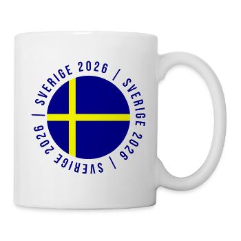 Sverige 2026 Schweden - Tasse - Weiß - Rechts