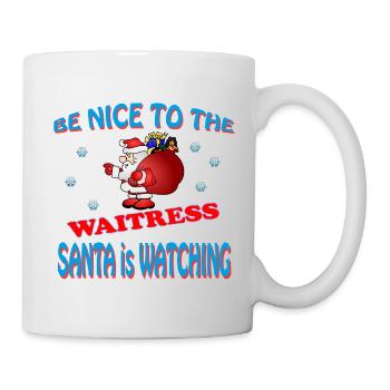 SANTA WAITRESS - Mug - white - Right