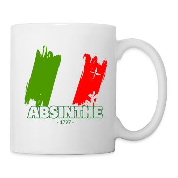 Absinthe 1797 Neuchâtel NE - Mug blanc - blanc - Droite