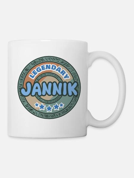Spruch Jannik - Tasse - Weiß