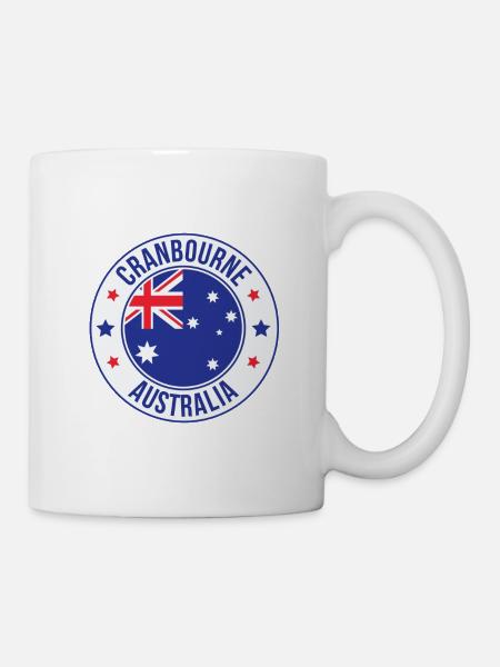 Emblème Cranbourne Australie - Mug blanc - blanc