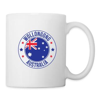 Insigne de Wollongong Australie - Mug blanc - blanc - Droite