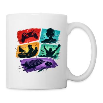 Colorful Gaming Panels Gambling Universe - Mug - white - Right