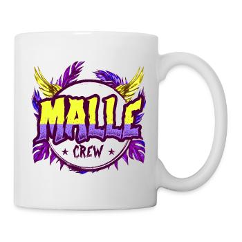 Malle Crew Bunt - Tasse - Weiß - Rechts