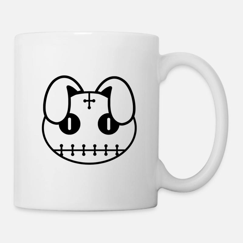 Plush : Muty (Tête) - Mug blanc - blanc