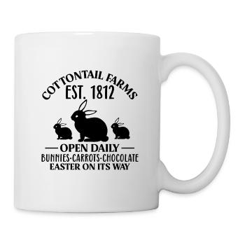 Cottontail Farms Est 1812 Bunnies Carrots Chocolat - Mug - white - Right