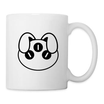 Plüsch: Aliny (Kopf) - Tasse - Weiß - Rechts