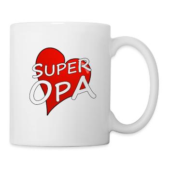 Super grand-père - Mug blanc - blanc - Droite