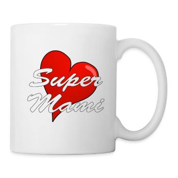 SUPER MAMI - Tasse - Weiß - Rechts