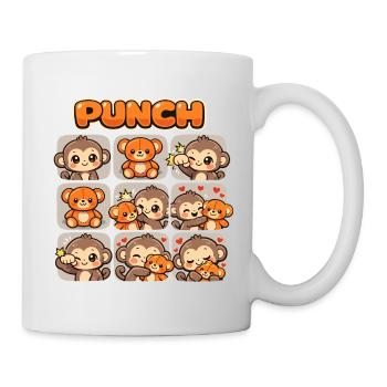 Monkey Cute Baby Fist Punch Gift - Mug - white - Right