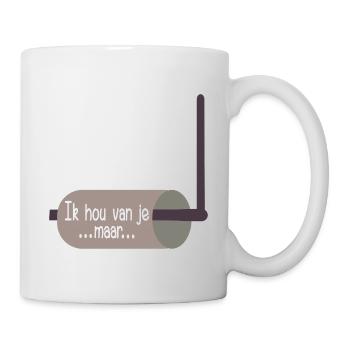 Papier toilette pour la relation familiale - Mug blanc - blanc - Droite