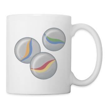 Circle Swings in Pastel Colors Marbles - Mug - white - Right