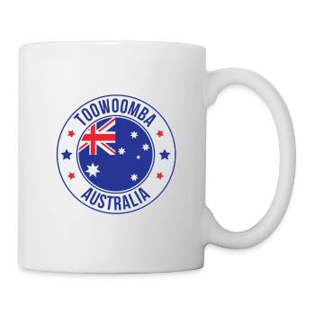 Toowoomba Australien-Wappen - Tasse - Weiß - Rechts