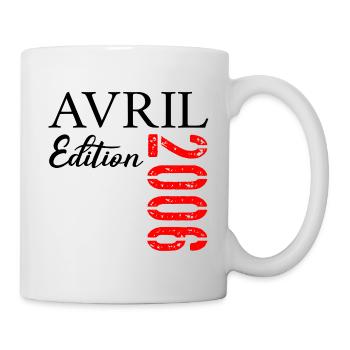 21e Anniversaire Avril 2006 - Tasse - Weiß - Rechts