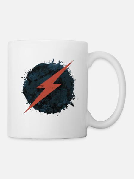 Digital Freedom - Retro Future Art - Tasse - Weiß