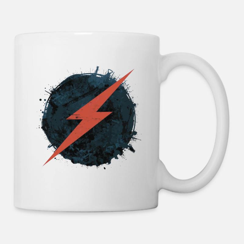 Digital Freedom - Retro Future Art - Tasse - Weiß