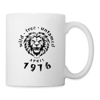 Wild, free & untamed since 04/1976 - Mug - white - Right