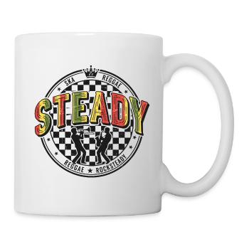 Logo du cercle Steady Ska Reggae - Mug blanc - blanc - Droite