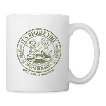 Its Reggae Time Jamaica Beer Label Design - Mug - white - Right
