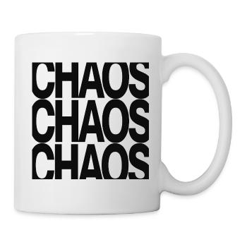 Chaos Typography Minimal Design - Mug - white - Right