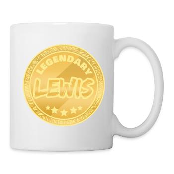 Geschenk für Lewis - Tasse - Weiß - Rechts