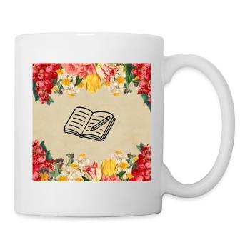 Vintage Floral Journal Frauentag - Tasse - Weiß - Rechts