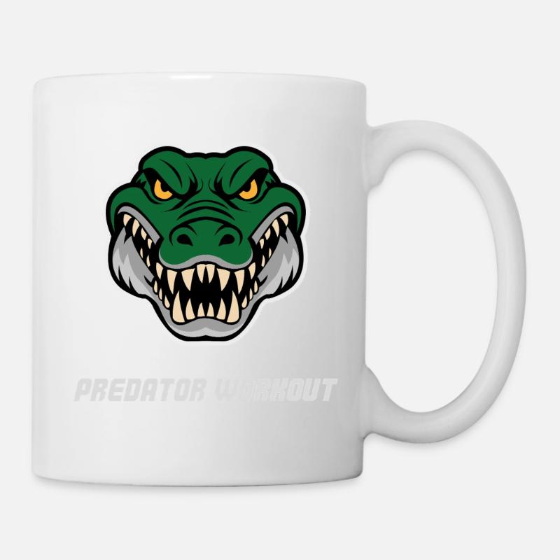 Crocodile Workout – Hard Training & Combat Sports - Mug - white