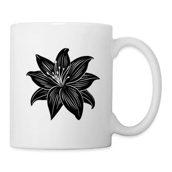 Lily flower - Mug - white - Right
