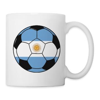 Football_team_Argentina - Tasse - Weiß - Rechts