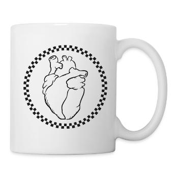 SKA.HEART - Tasse - Weiß - Rechts
