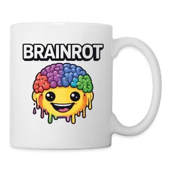 Brainrot Rainbow Smile - Tasse - Weiß - Rechts