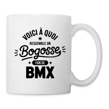 BMX Bogosse sports fan bmx cycling bike - Mug - white - Right