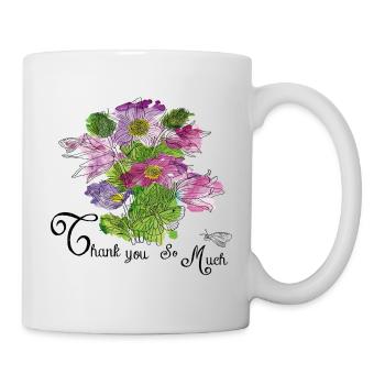Thank You Bouquet - Mug - white - Right