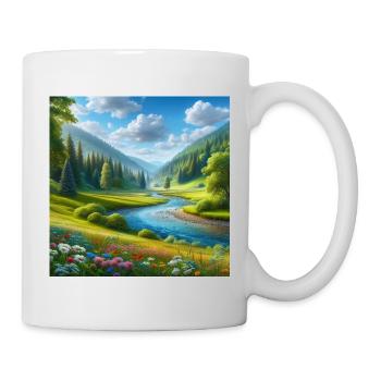A beautiful spring hall - Mug - white - Right