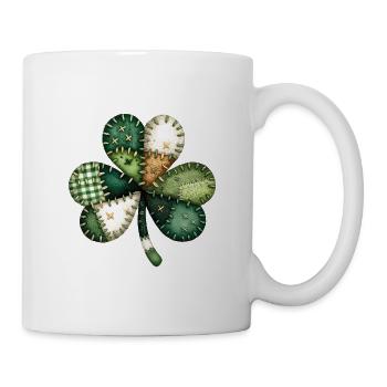 Jour de la Saint-Patrick du trèfle - Mug blanc - blanc - Droite