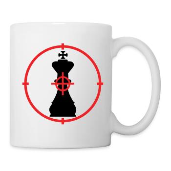 Taktisches Schachmatt-Königsziel - Tasse - Weiß - Rechts