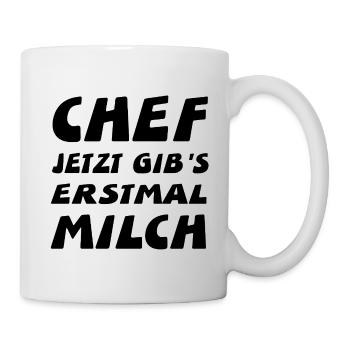 Chef - Tasse - Weiß - Rechts