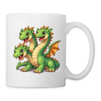 Three-Headed Dragon - Mug - white - Right