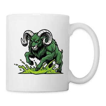 Ram Green Toxic Charge Mascot Ram - Mug - white - Right