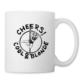 Enterrement de vie de garçon : Santé ! Cool & Blonde – Illustration - Mug blanc - blanc - Droite