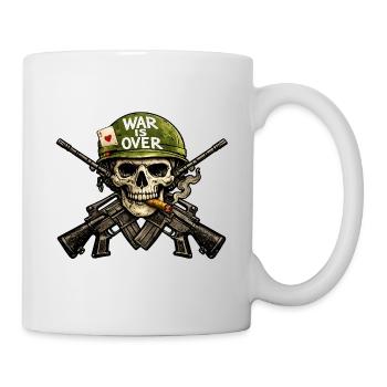 WAR IS OVER - SKULL - I LOVE THE PLANS RUN WELL - Mug - white - Right