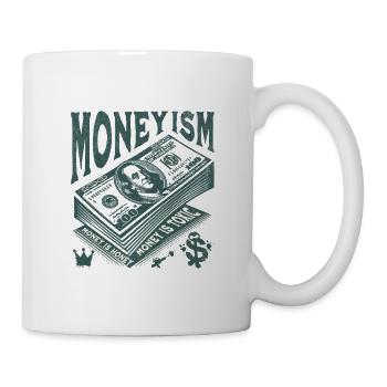 Money Is King Stack Artwork - Tasse - Weiß - Rechts