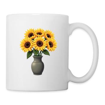 sunflowers - Mug - white - Right