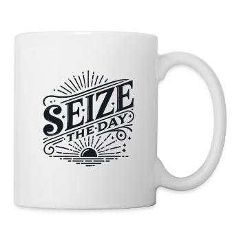 Seize the Day Sunburst Vintage - Mug - white - Right