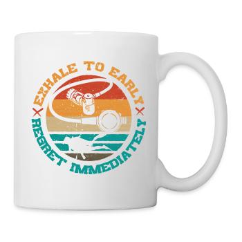 Plongeurs Plongée sous-marine Plongée - Mug blanc - blanc - Droite