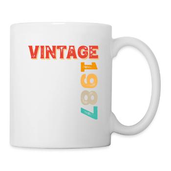 Millésime 1987 - Mug blanc - blanc - Droite