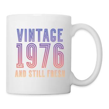 Vintage 1976 - Tasse - Weiß - Rechts
