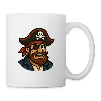 Pirate Captain Eye Patch - Mug - white - Right